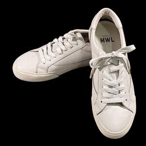 Madewell Shoes Womens 11M White Leather Sidewalk Low Top Sneaker Classic Tennis
